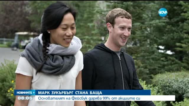 Основателят на Фейсбук дарява 99% от акциите си