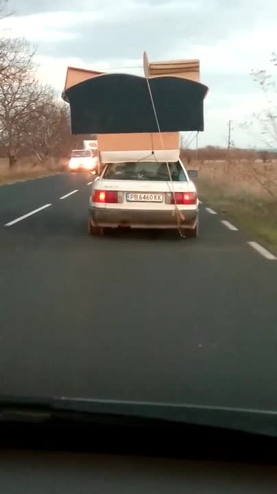 Уникален начин за превоз на багаж