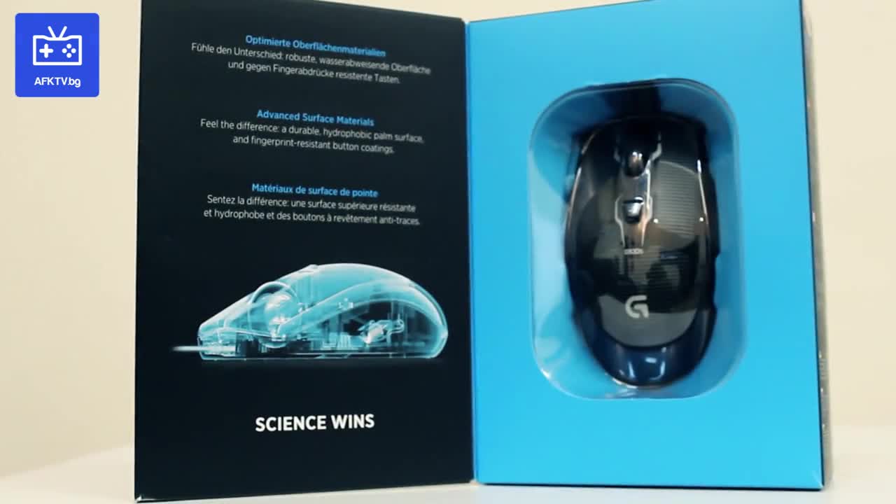 Ревю на гейминг мишка в среден ценови клас - Logitech G100