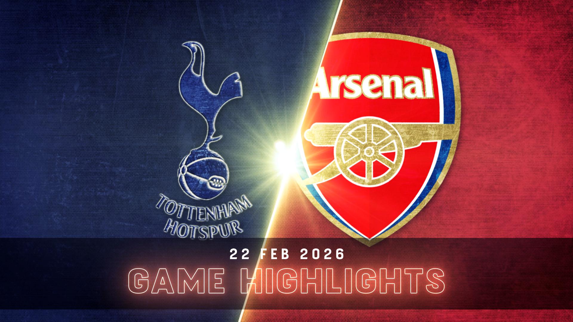Tottenham Hotspur vs. Arsenal - Condensed Game