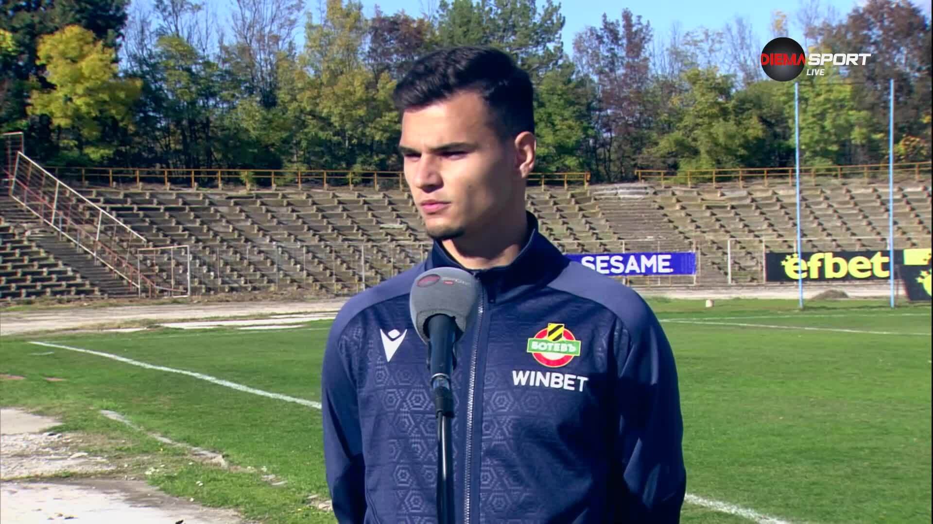 Никола Илиев след мача Спартак Пл - Ботев Пд