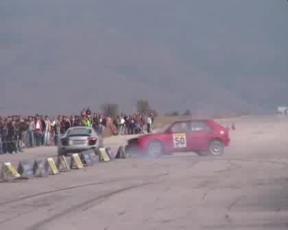 Опасно Завъртане На Lancia Delta На Драг