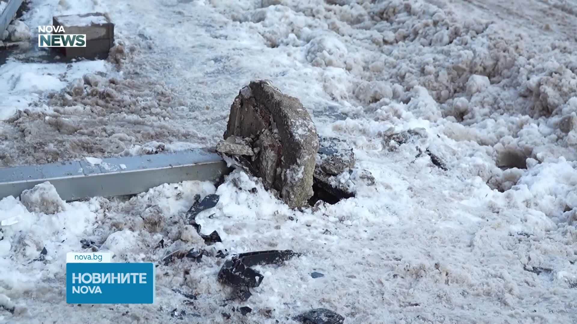 Затвориха за камиони Троянския проход заради обилен снеговалеж