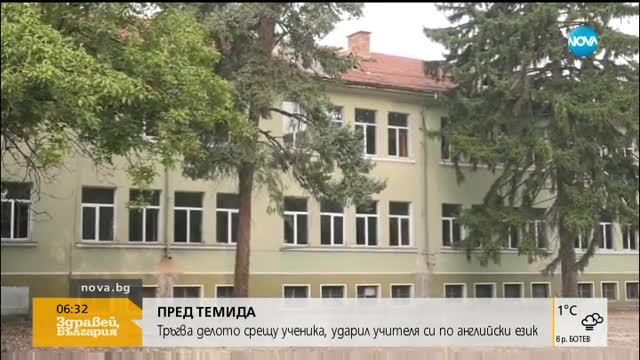 ПРЕД ТЕМИДА: Тръгва делото срещу ученика, ударил учителя си по английски език