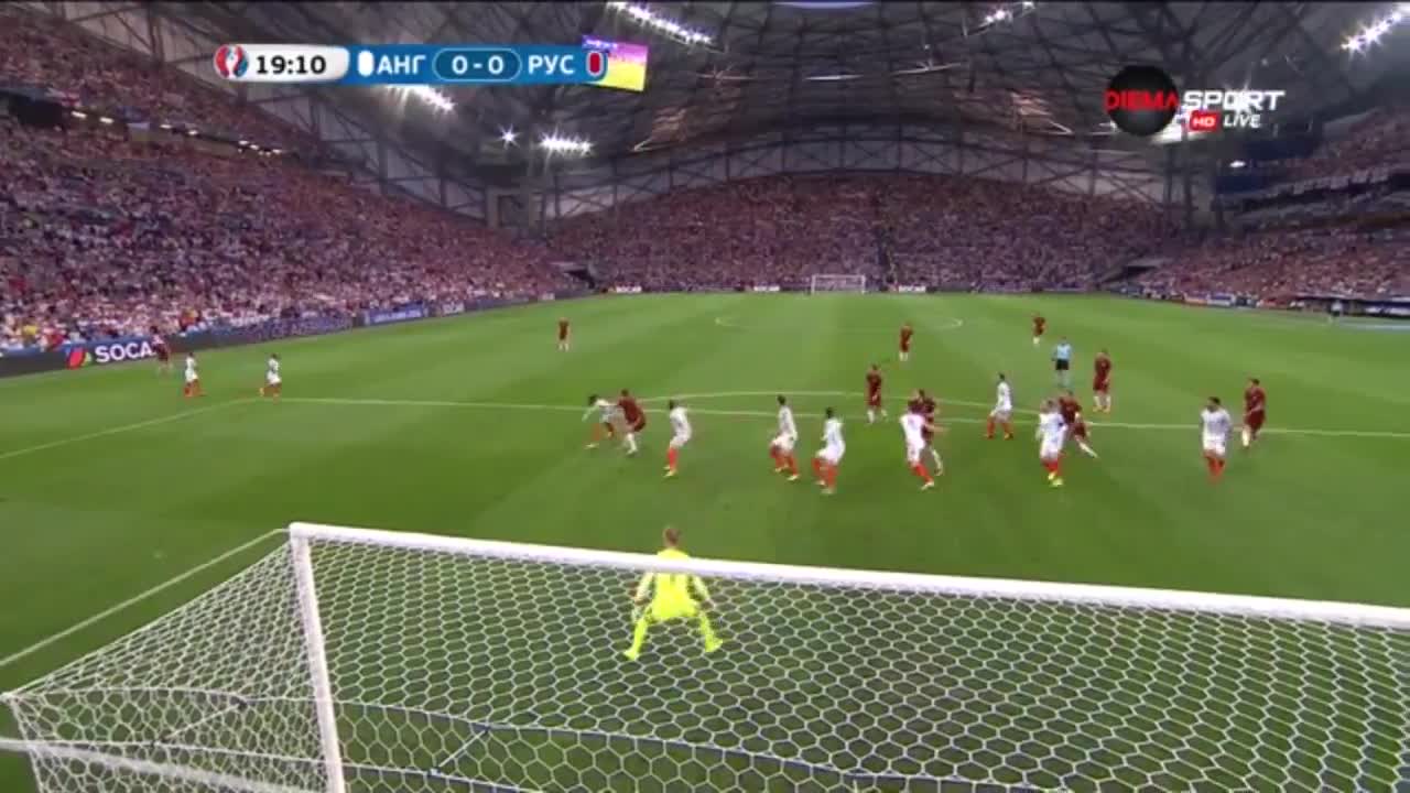 Англия - Русия 1:1 (репортаж)