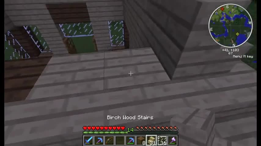 Minecraft Singleplayer Survival Епизод 14 Продължавам тук,и малко Талк с Thunder