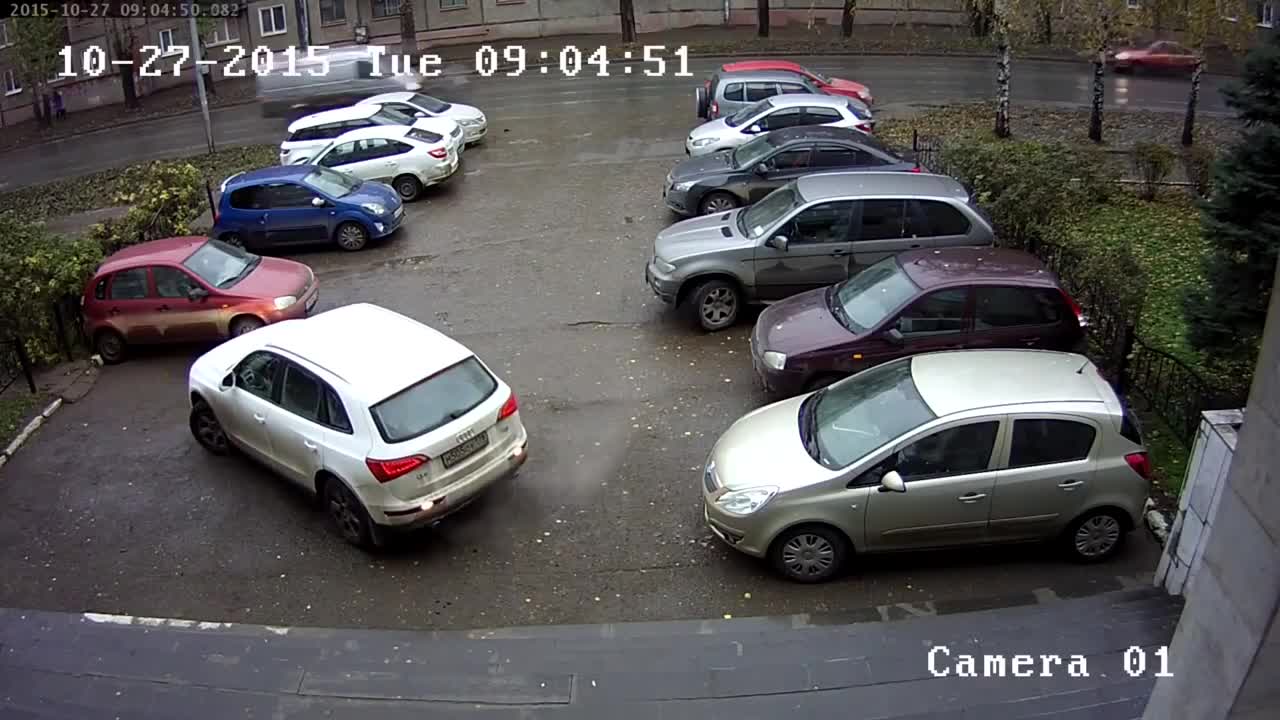 Възможно най-трудното излизане от паркинг