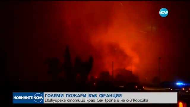 Пожари унищожиха над 3000 хектара гори в Югоизточна Франция