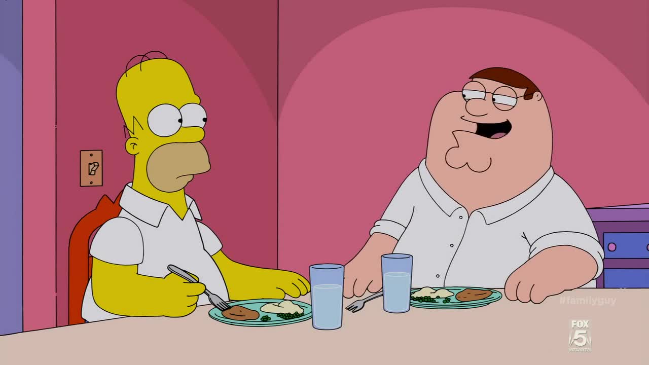 Семейният тип (family guy) – The Simpsons Guy (с13е1, 2014)