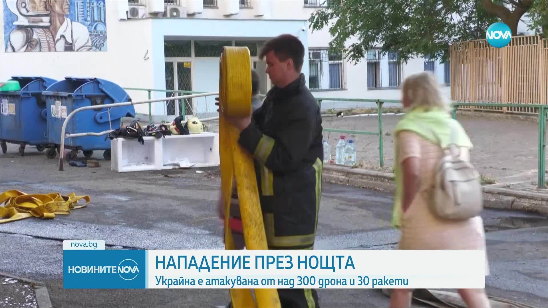 Зеленски: Тази нощ Русия е изстреляла повече от 30 дрона и 30 ракети по Украйна