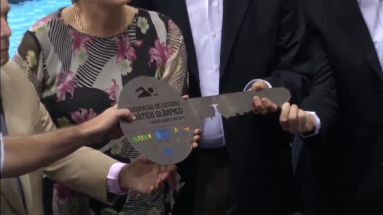 Дилма Русеф откри плувния комплекс за Рио 2016