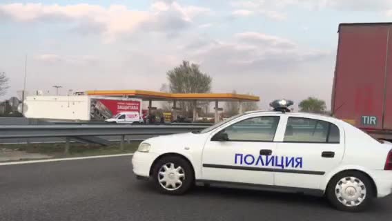 Катастрофа с тир на АМ "Тракия"