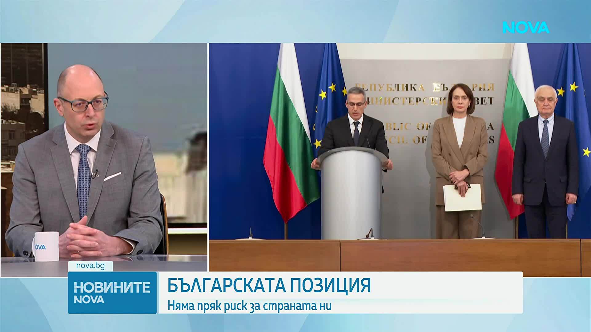 Йордан Божилов: България не е и няма да бъде част от военна операция срещу Иран