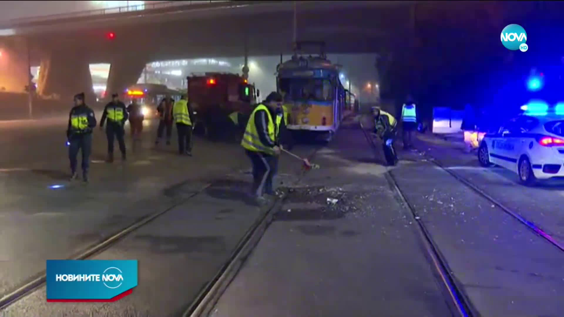 Трамвай и камион се удариха в София