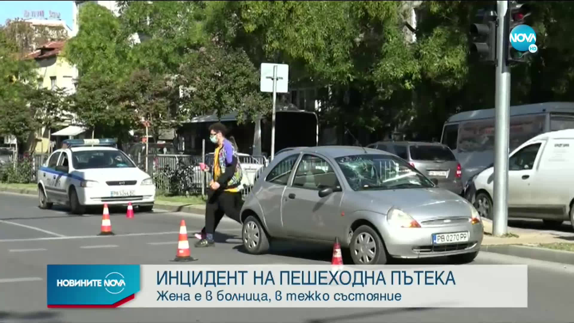 Кола блъсна жена на пешеходна пътека в Пловдив