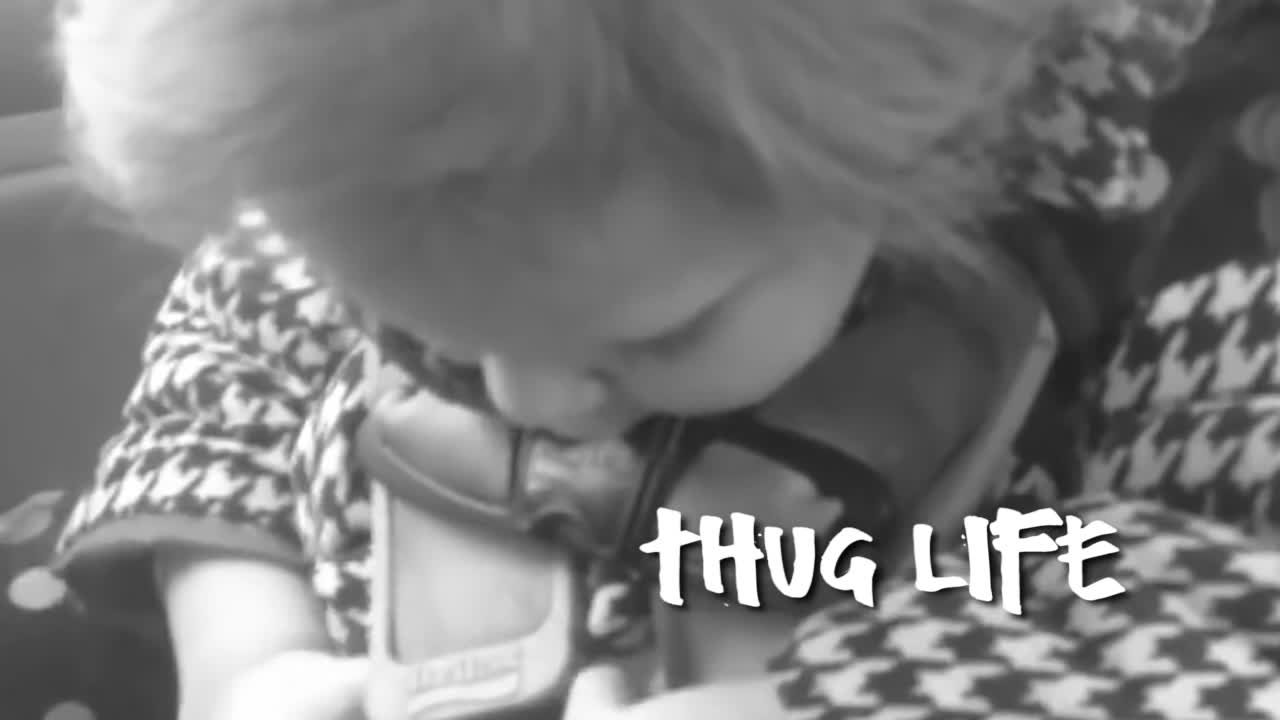 Притеснявай се за себе си!!! (thug Life бебче)