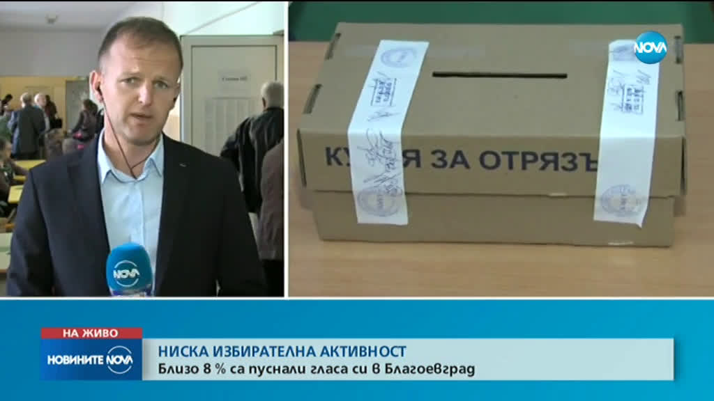 "Галъп": 8% е била избирателната активност в Благоевград към 12 часа
