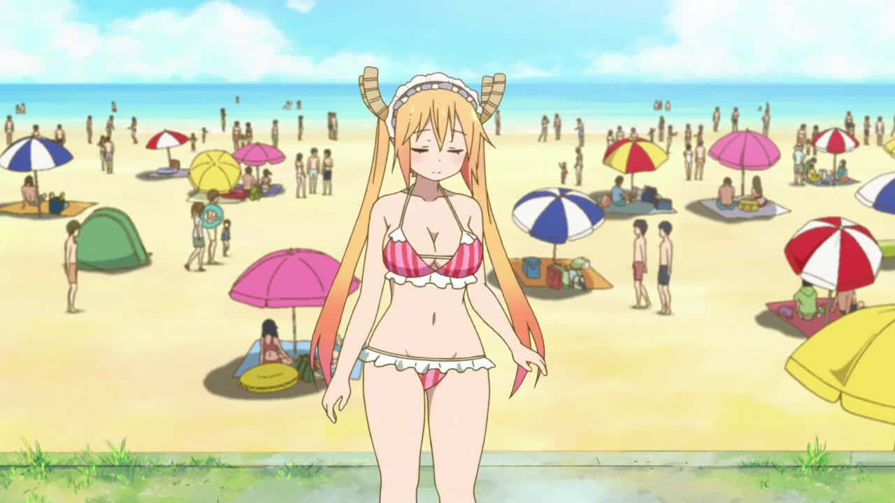[ Bg subs ] Kobayashi-san Chi no Maid Dragon - 07