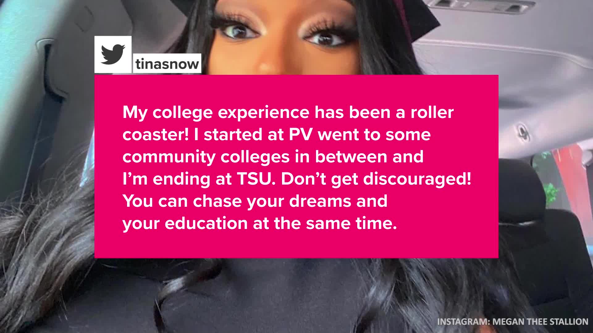 Megan Thee Stallion graduates from Texas Southern University