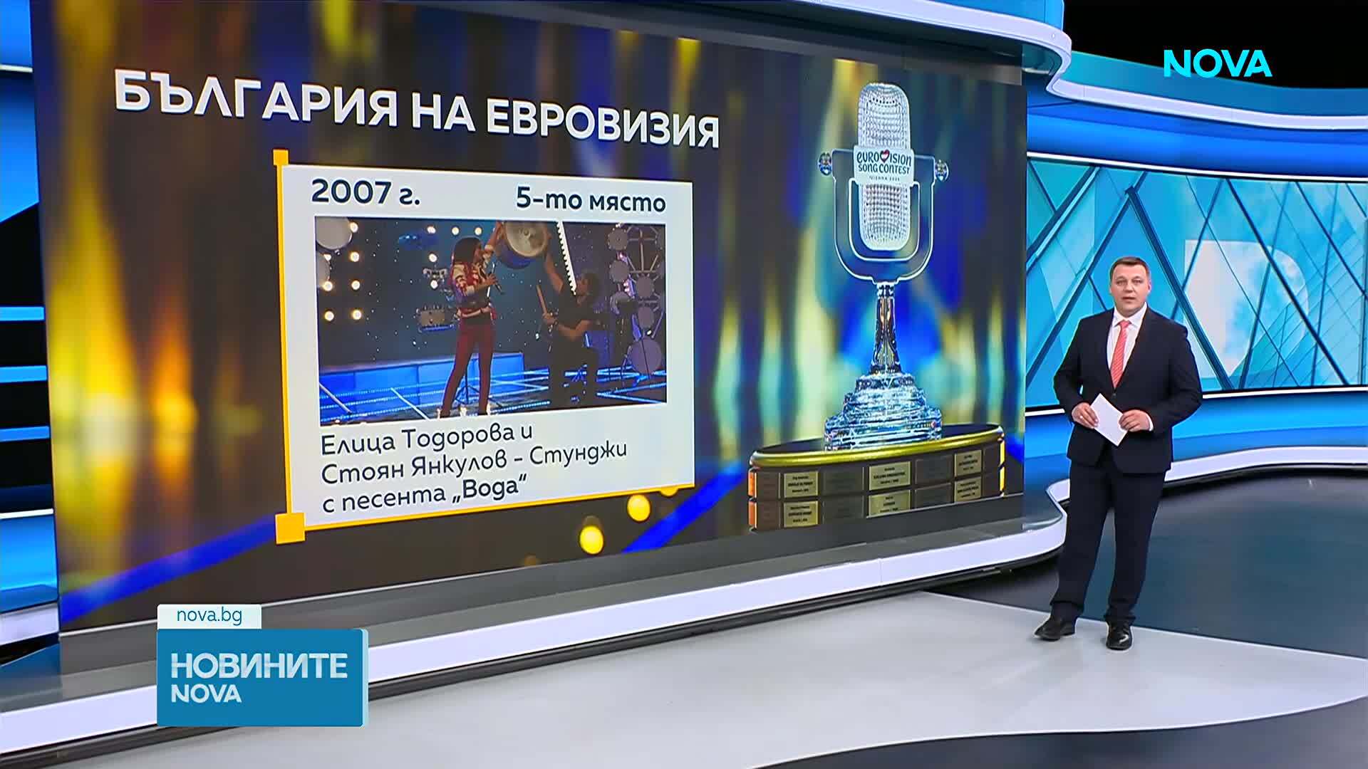 Кои са най-силно представилите се песни на България на „Евровизия“