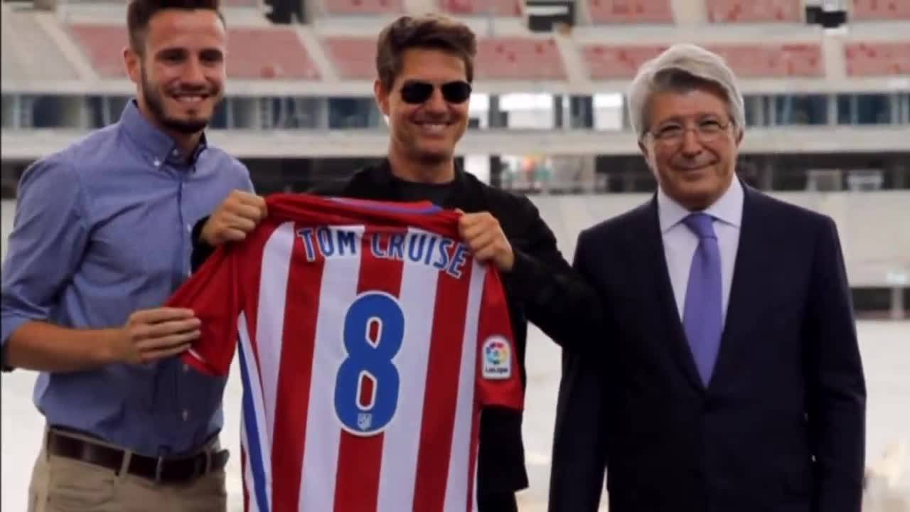 Том Круз посети новия стадион на Атлетико Мадрид
