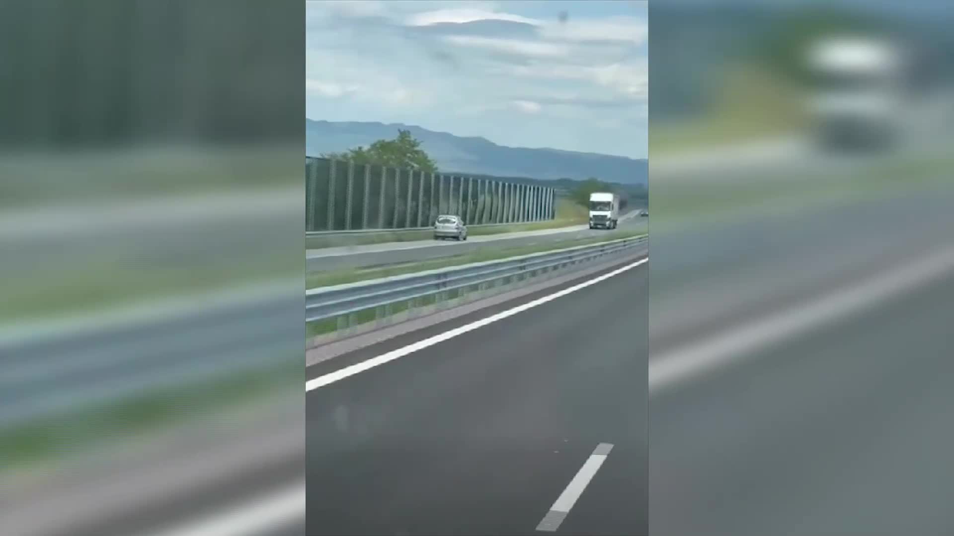 Кола беше забелязана да се движи в насрещното по АМ "Тракия"