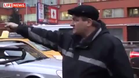 Смях!!!луд шофьор в Москва прави мазало 