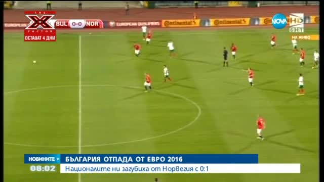 Поредна загуба на България в европейските квалификации