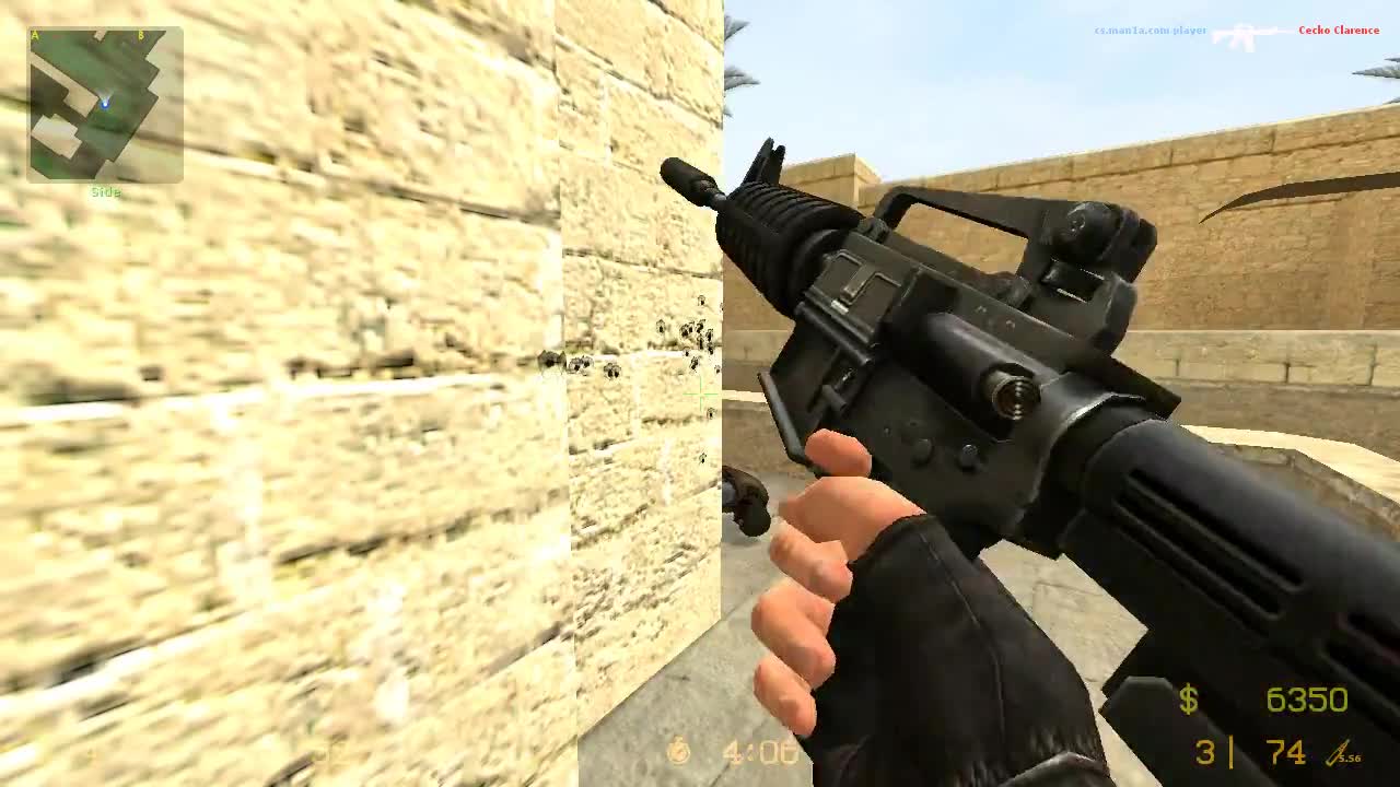 Counter Strike Source Toshiba Satellite c650 gameplay