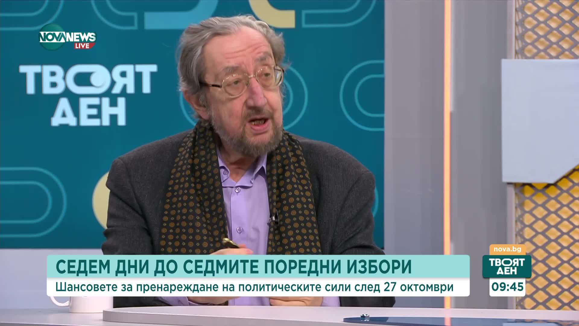 Павлов: Седем партии в НС са почти сигурни, осем са вероятни, девет са възможни