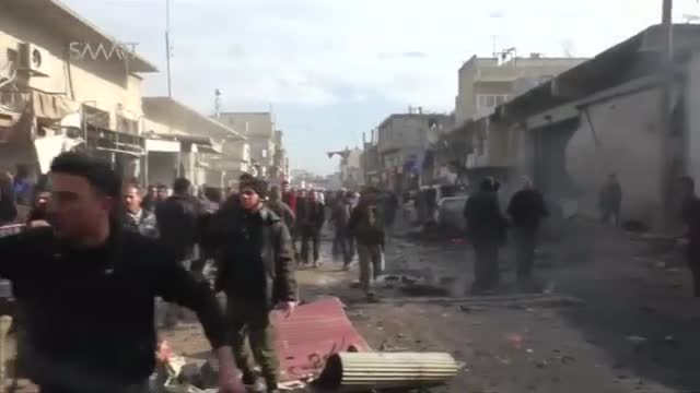 Десетки загинали и ранени при атентат в Сирия - видео Ройтерс