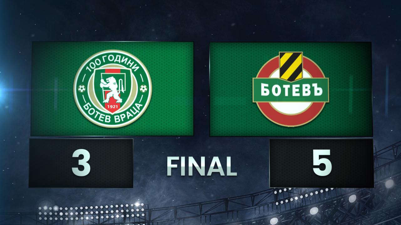 Ботев Враца - Ботев Пловдив 3:5 /разширен репортаж/