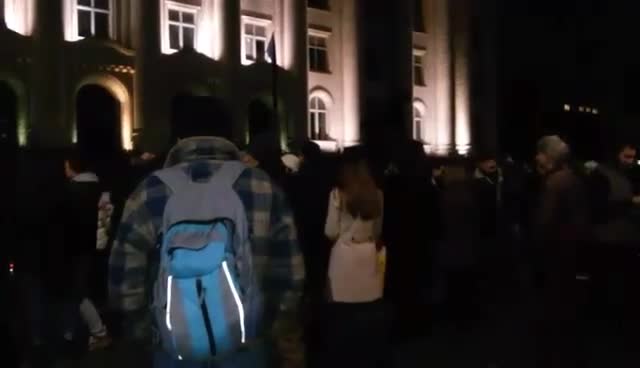 Протестът стигна до Съдебната палата