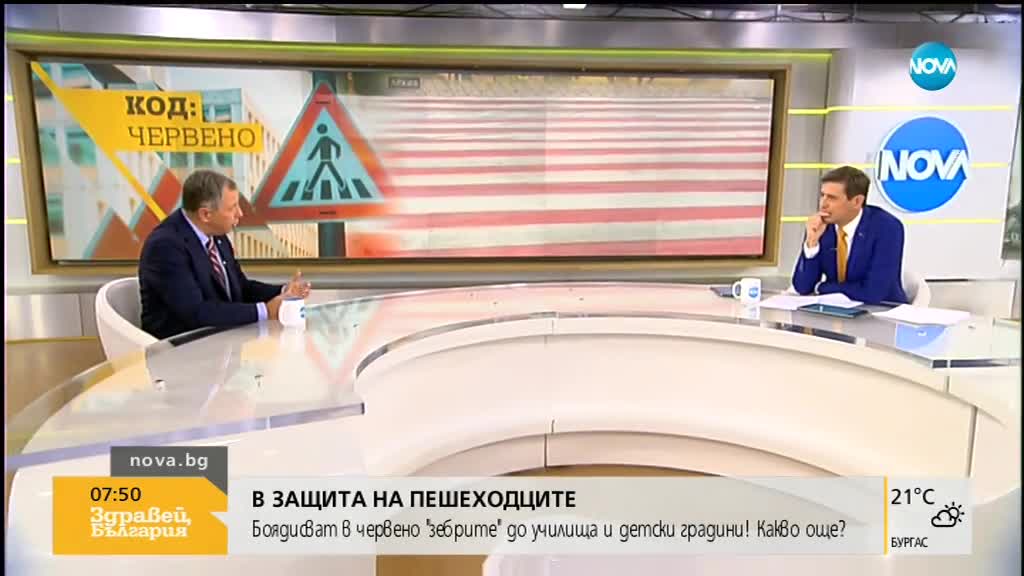 В ЗАЩИТА НА ПЕШЕХОДЦИТЕ: Боядисват в червено "зебрите" до училищата