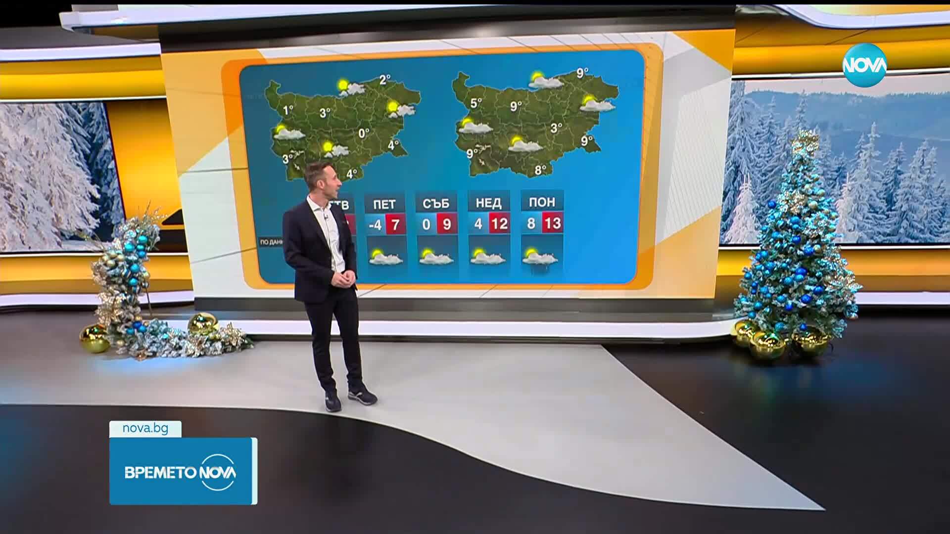 Прогноза за времето (31.12.2025 - сутрешна)