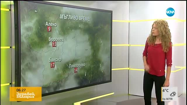 Прогноза за времето (25.09.2017 - сутрешна)