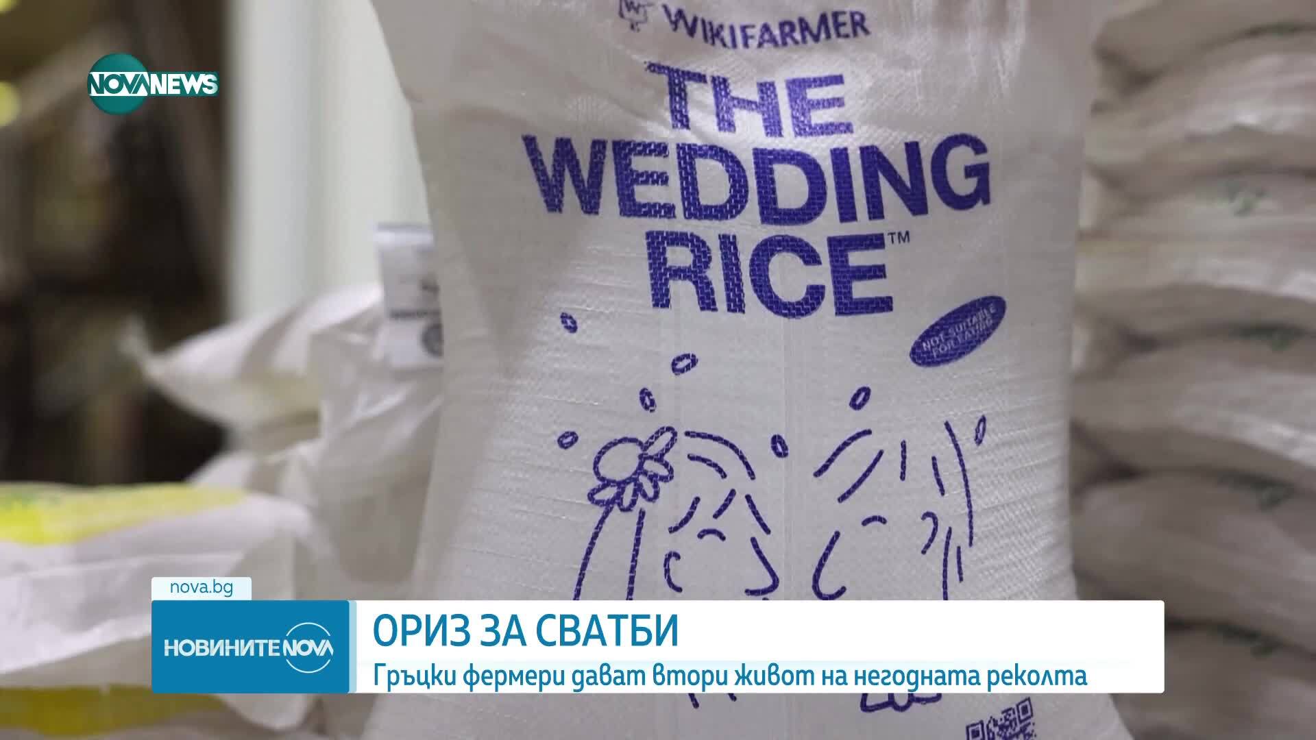 Ориз за сватби: Гръцки фермери дават втори живот на негодната реколта