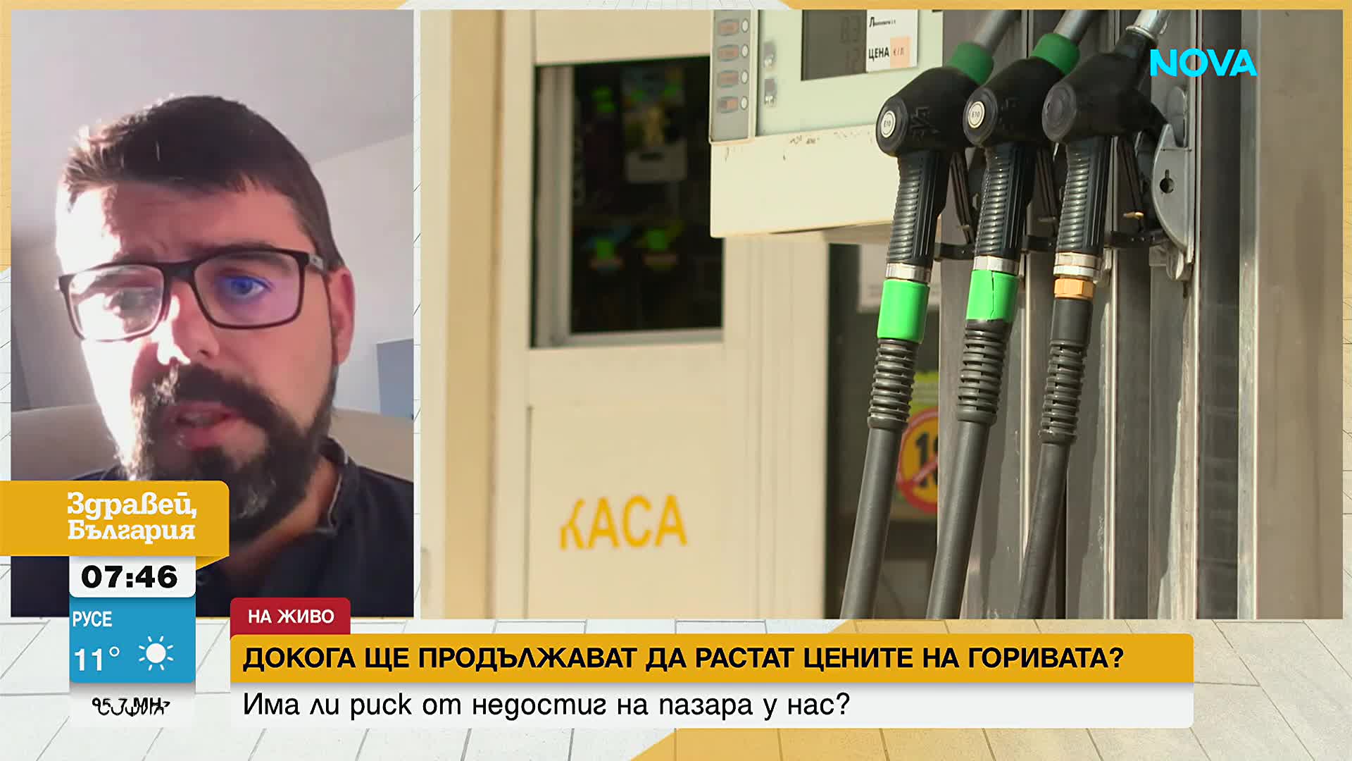 Мартин Владимиров: Цените на горивата у нас са с около 20 евроцента над нивата, които би трябвало да