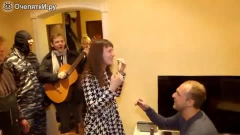 Най - щурото предложение за брак по руски !