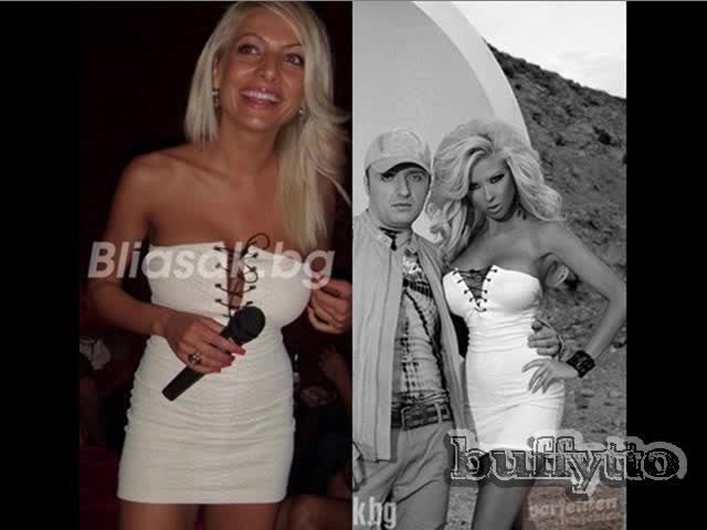 Андреа и Златка Райкова с еднакви рокли