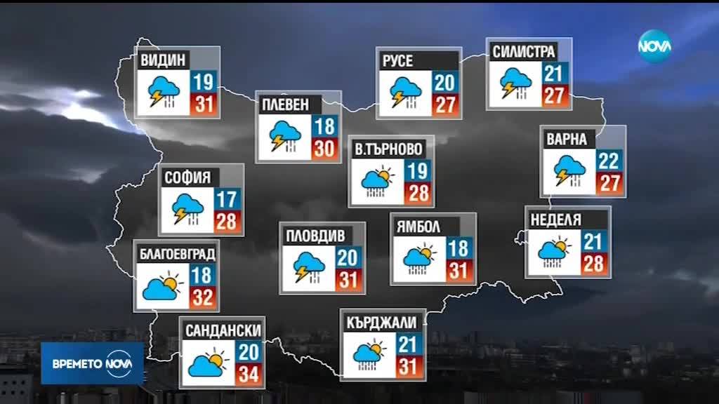 Прогноза за времето (28.06.2019 - обедна емисия)
