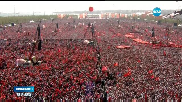 5 млн. души на митинг в Истанбул в защита на демокрацията