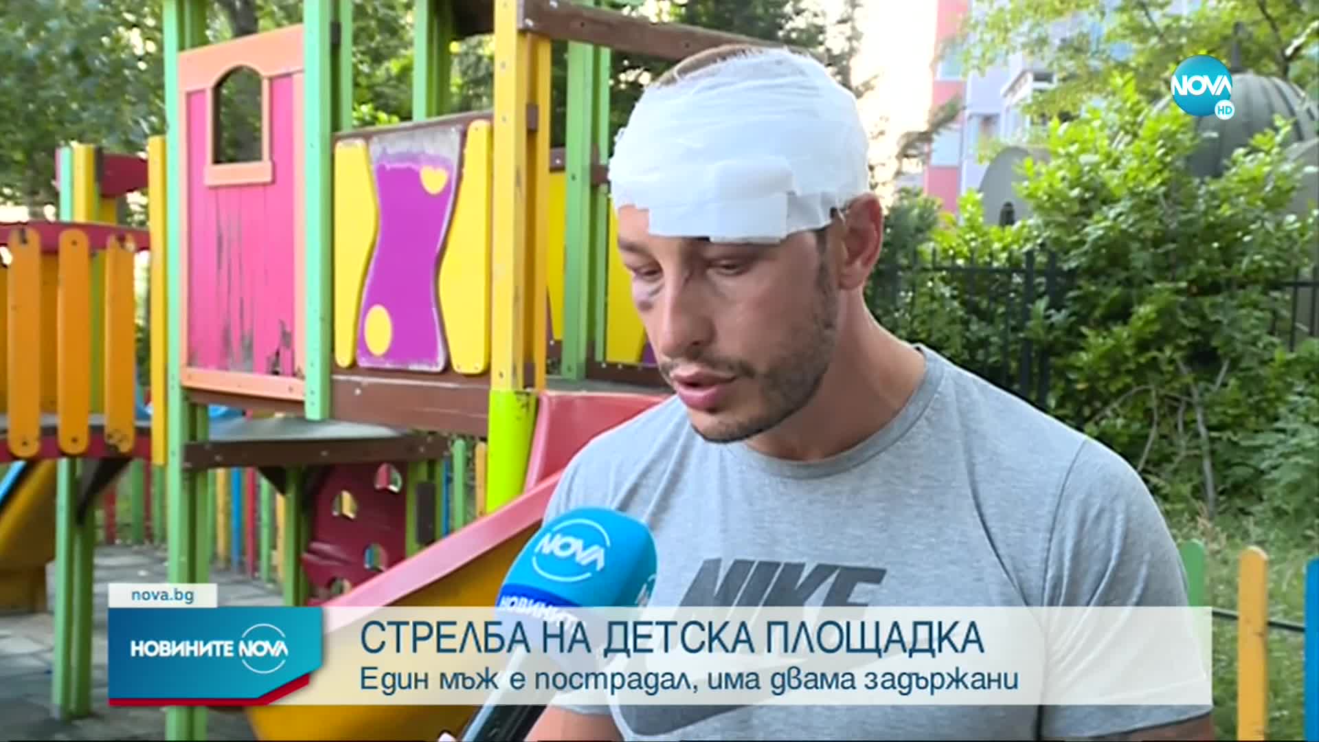 Стрелба на детска площадка в София