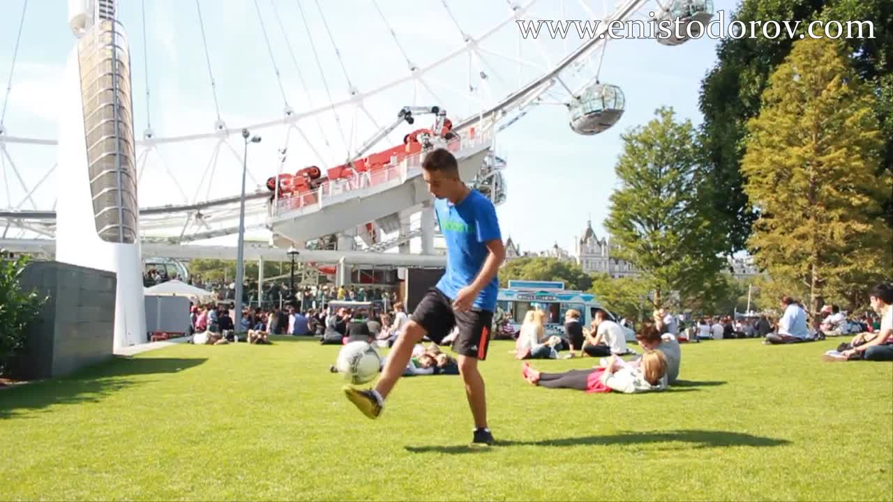 Freestyle football урок от Енис Тодоров