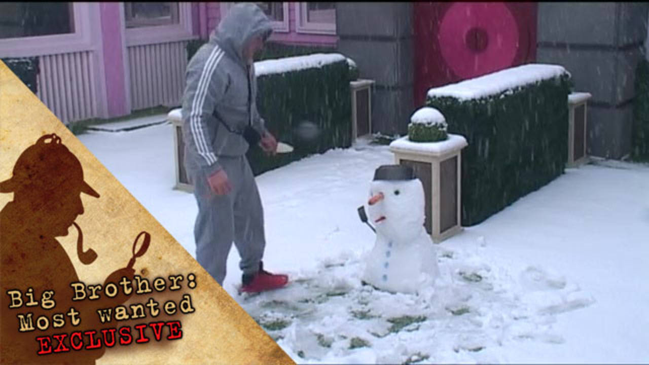 Динко прави снежен човек - Big Brother: Most Wanted 2017