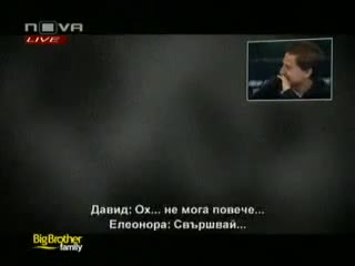 Сексът на Sex Дивата Елеонора и Давид голям смях ! Big Brother F 12.04.2010 