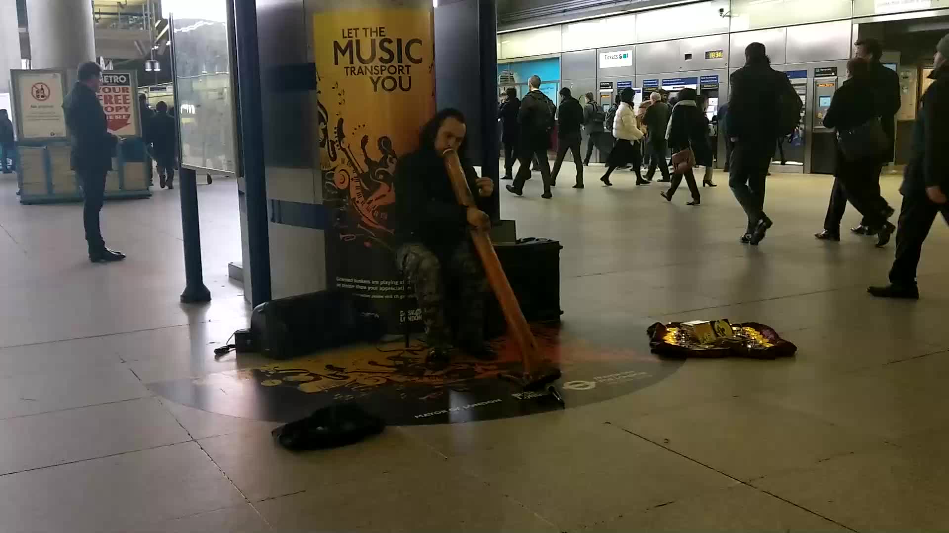 Let The MUSIC Transport YOU [trance music, big didgeridoo]