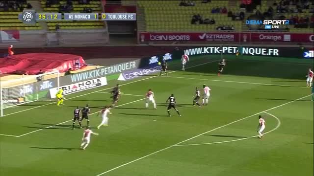 Монако - Тулуза 4:0, 22 кръг, Лига 1