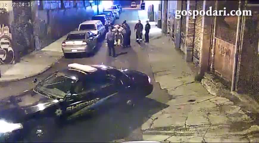 Полицейско насилие над българин в Сащ !