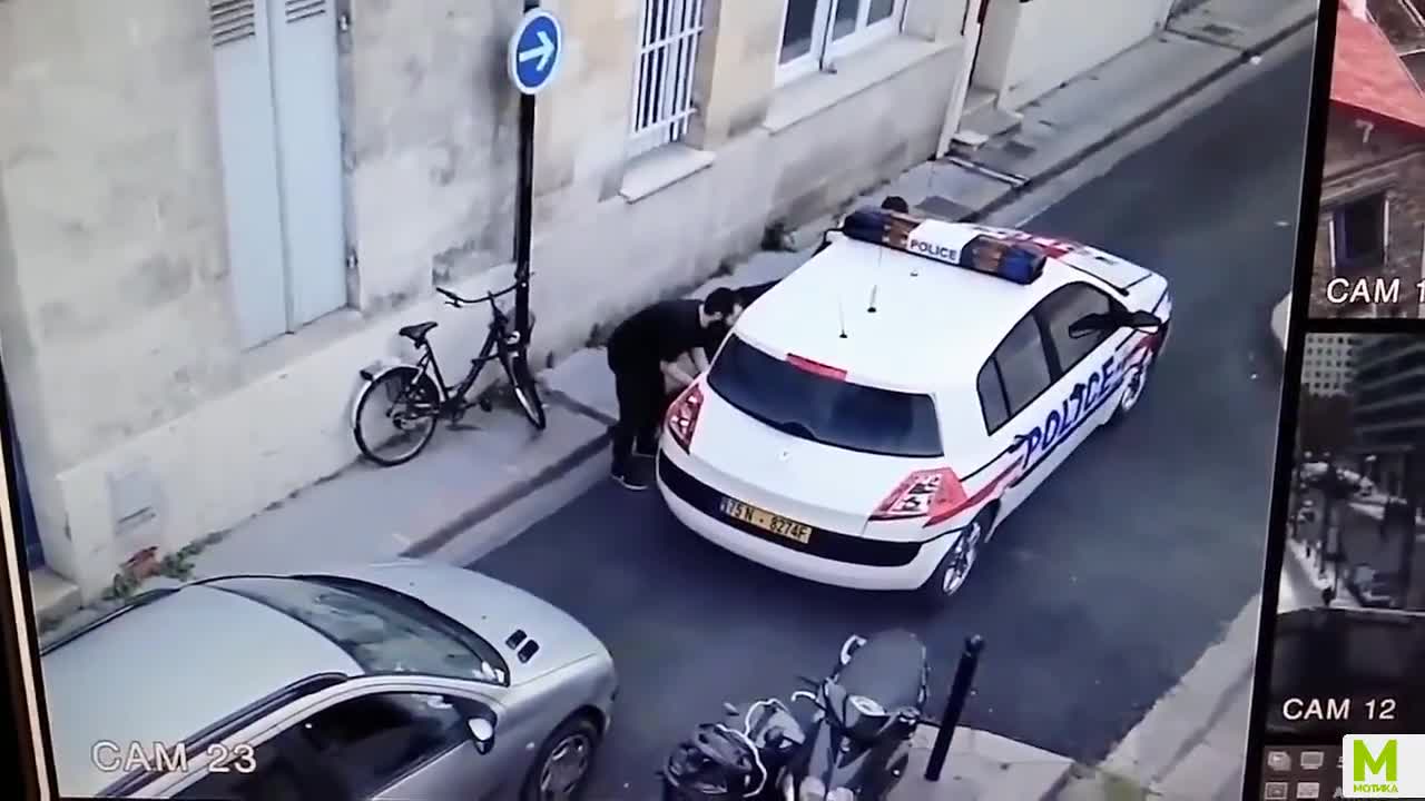 Когато полицейската кола просто ти пречи!